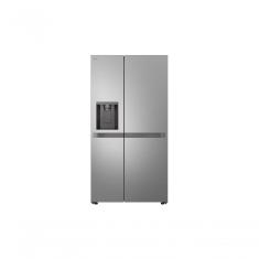 Geladeira LG Side By Side Frost Free Inverter 638L com Dispenser de Água e Gelo GC-L267KLQX Inox Bivolt