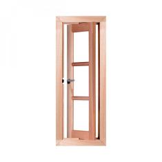 Vitrô Pivotante Quadriculado 100cmx40cmx12cm VE961 Esel Marroml