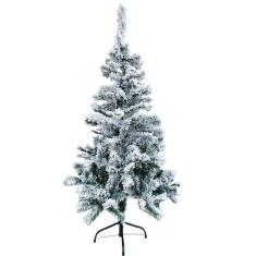 Árvore De Natal Pirineus Verde Flocos De Neve 1,20M An4203