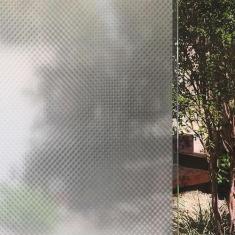 Pelicula Adesiva Eletrostatica 3D para Porta de Vidro Fibra de Caborno