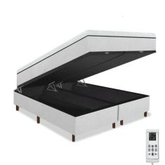 Cama Box Baú e Colchão Magnético Massageador - Therapy Life Elegancy, 