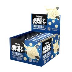 Protein Ball Best Whey - 12 Unidades Cookies&Cream - Atlhetica Nutrition, Athletica Nutrition