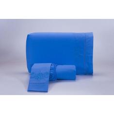 Jogo Lençol Casal Super King Size (2,00m x 2,00x 50) 3 Peças 200 Fios 