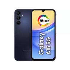 Smartphone Samsung Galaxy A15 5G 128GB 4GB de RAM Tela Super AMOLED de