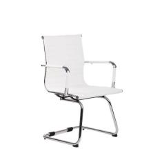 Cadeira de Escritório Interlocutor Fixa New Best Branca - Keva