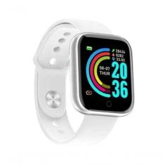 Relógio Smartwatch Inteligente D20 Y68 Prata