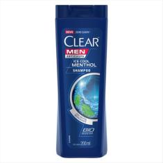 Shampoo Anticaspa Clear Men Ice Cool Mentol 200ml, 200ml