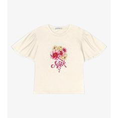 Blusa Infantil Feminina Trick Nick Bege-Feminino