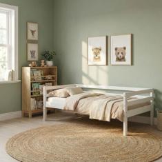 Cama Infantil em Madeira Maciça e Acabamento em Laca Prime Casatema Ma