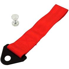 Fita de reboque esportiva universal (Tow Strap) Modelo V2 - Vermelho
