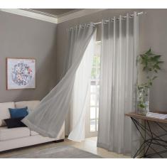 Cortina Voil Santorini 4,00m x 2,50m Castor Adomes