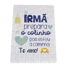 Quebra-cabeça Irmã Prepara o Colinho Pois Estou a Caminho!
