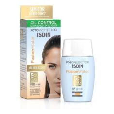 Isdin Fusion Water Protetor Solar Facial Fps60 30ml, Sem cor, 30ml
