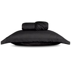 Jogo De Lençol Solteiro Slim Percal 200 Fios 2 Peças - Preto