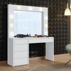 Camarim com Lâmpadas de LED - Berlim-Branco - Mavau - Mavau Móveis