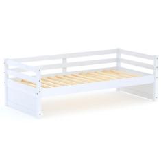 Cama Solteiro Slim Rb Madeira Maciça Branco Housin