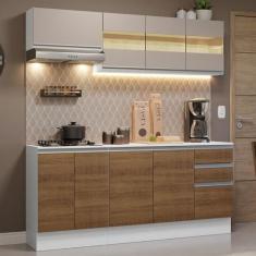 Armário de Cozinha Compacta 100% Mdf 180 cm Smart Madesa 01