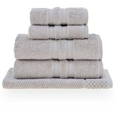 Jogo de toalha de banho Algodão Egípcio Gigante 5 peças Buddemeyer Oferta
