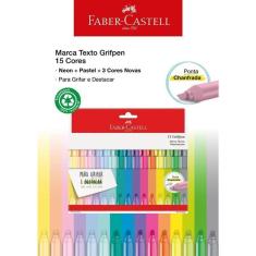 Marca Texto Faber Castell Grifpen 15 Cores