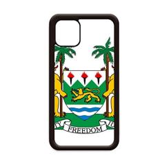 Capa com emblema nacional da África da Serra Leoa para iPhone 11 Pro Max para Apple Mobile Case