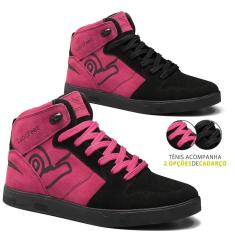 Tenis De Skate Cano Alto Embarcadero X - Bicolor - LandFeet-Unissex