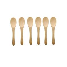Conjunto De 6 Mini Colheres De Bambu Oikos