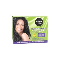 Salon Line, Creme Relaxante, Cachos Definidos e Soltos - Cabelos Cacheados e Crespos, 200 g