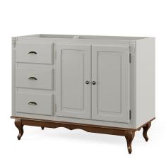 Balcão De Pia Para Cozinha Hannover - M560703 Largura 120cm Cor Laca - Off White