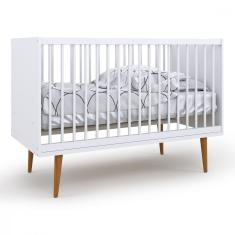 Berço Americano Encanto Branco Brilho Batrol