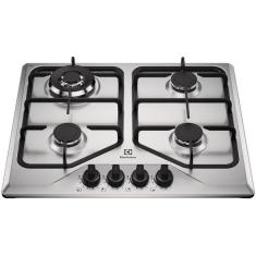 Cooktop 4 Bocas a Gás GLP Electrolux Inox KE4XC, Inox, Bivolt