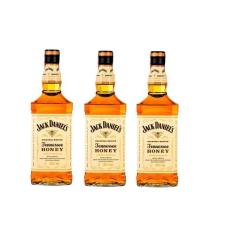 Kit Whiskey Jack Daniel's Tennessee Honey 1L 3 Unidades
