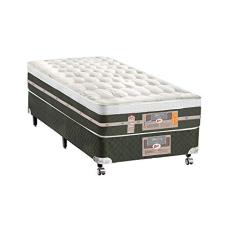 Cama Box + Colchão Castor Solteiro Silver Star Air One Face Tecnopedic 120x203x59cm
