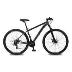 Bicicleta Aro 29 Krw Alumínio 24 Velocidades Freio Hidráulico Suspensão dianteira Mountain Bike S2-Unissex