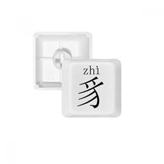 Componente de personagem chinês Zhi teclado mecânico PBT kit de atualização para jogos