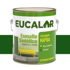 Tinta Esmalte Sintético Eucalar Verde Folha 3,6 L Eucatex