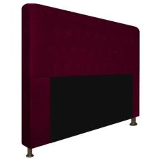 Cabeceira Brenda Para Cama Box King Size 195cm com Capitonê Suede - Ec