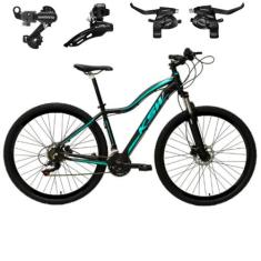 Bicicleta Aro 29 KSW MWZA 24 Velocidades MTB Alumínio Câmbios E Trocad
