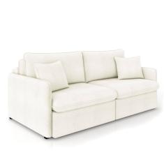 Sofá Retrátil Reclinável 2 Lugares 154cm Maili Bouclê K01 - D`Rossi