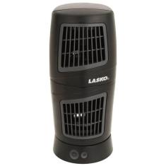 Ventilador de Torre Giratório Pequeno 3 Velocidades, 110V 16W, Lasko Twist-Top 4911, Preto