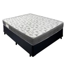 Cama Box Casal Sintético + Colchão De Espuma D33 - SerenePrime - 138cm