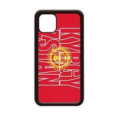 Capa com nome da bandeira do Quirguistão para iPhone 11 Pro Max para Apple Mobile Case