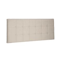 Painel Verona Cama Box Solteiro 90cm Suede bege