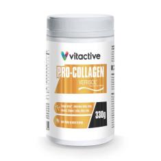 Colágeno Verisol Com Vitaminas 330 G - Pro-Collagen Laranja - Vitactiv