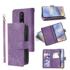 Capa carteira compatível com OnePlus 7 Pro e capa flip de couro vintage premium com suporte para cartão de crédito para OnePlus7Pro 5G One Plus 1+7 1Plus OnePlus7 7Pro One+ 1 + Sete mulheres homens