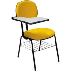 Cadeira Secretária Universitária  Linha Economy Amarelo - Design Offic