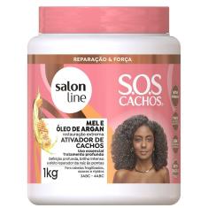Ativador De Cachos Salon Line SOS Cachos Argan 1Kg