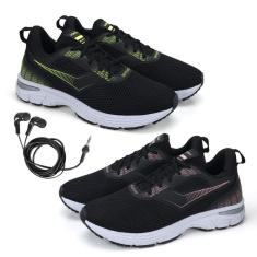 Tênis Feminino Esporte Treino + Fone de Ouvido Kit 2-Feminino