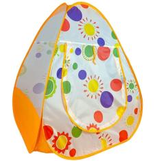 Barraca Tenda Infantil Laranja Toca Cabana Crianças Castela