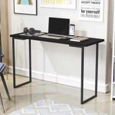 Escrivaninha Aparador Industrial p/ Notebook 6070 - Preto - jb Bechara