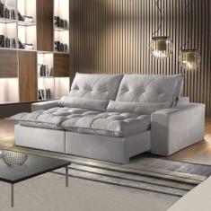 Sofá Retrátil e Reclinável 4 Lugares 230cm Avalon Super Pillow - Monta